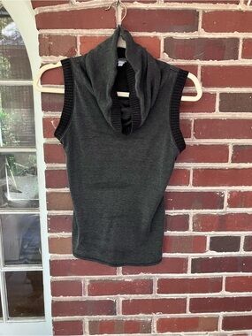 Sleeveless Cowl Neck Sweater by Emporio Armani